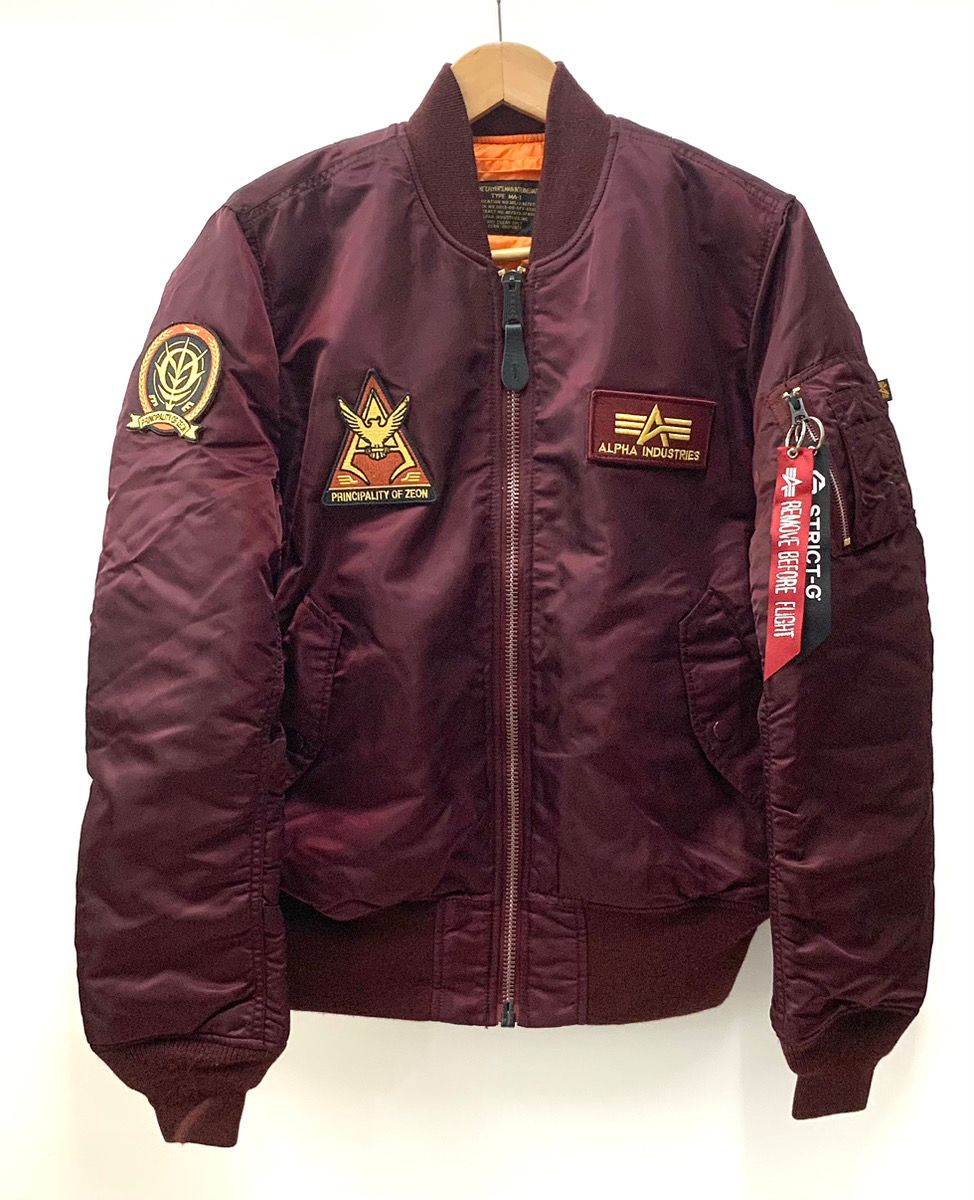 Rare】Alpha Industries MA-1 Char Aznable Zeon Limited Rare】Alpha Industries MA-1 Char Aznable Zeon Limited