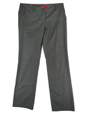 Tommy Hilfiger Women Size 6 Dress Pants Gray With White Stripes