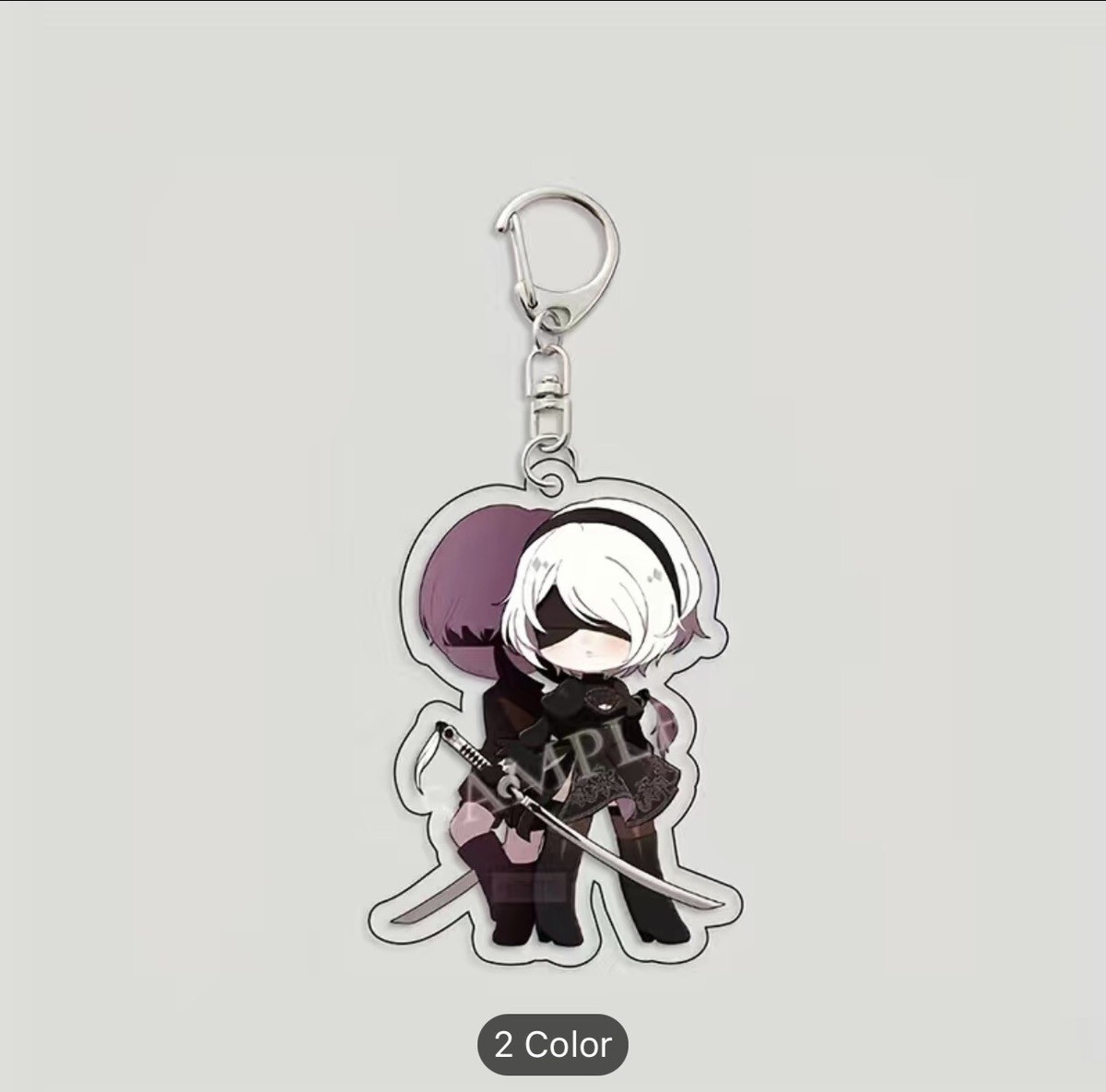 NieR: Automata | YoRHa No.2 Type B Keychain Key Ring Chain, 2B