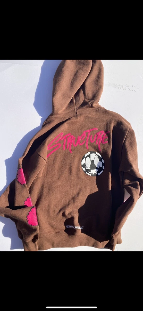 brown chrome hearts hoodie