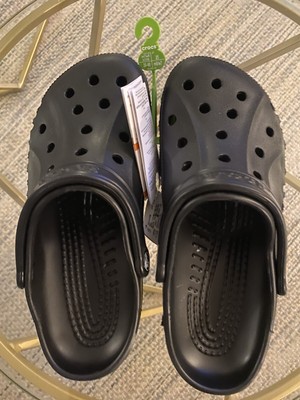 Crocs Unisex Baya Clog - Black, Size 7