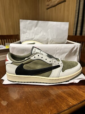 Nike Air Jordan 1 Retro Low OG SP Travis Scott Medium Olive DM7866-200 NEW -11.5
