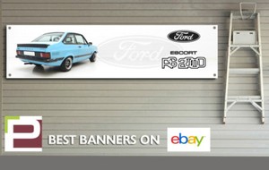 Mk2 FORD Escort RS2000 PVC Workshop // Garage Banner RS Escort Mk2 RS2000