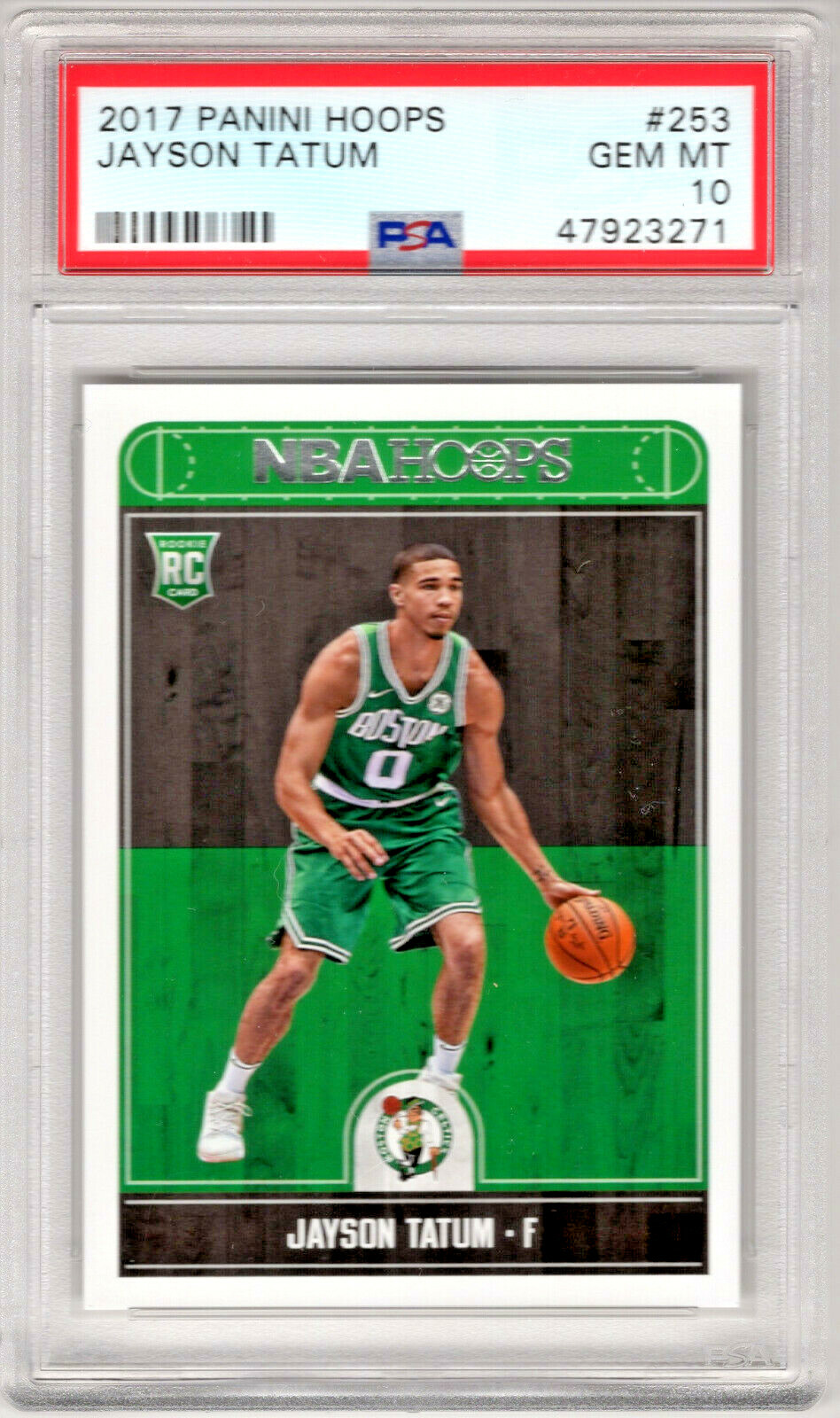 **Jayson Tatum** 2017 Panini Hoops #253 RC Rookie PSA 10 Gem Mint!!