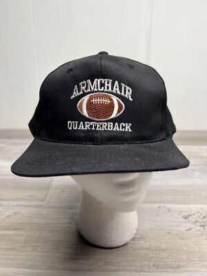 Vintage Trucker Hat Football Armchair Quarterback Dad Grandpa Gift Snapback