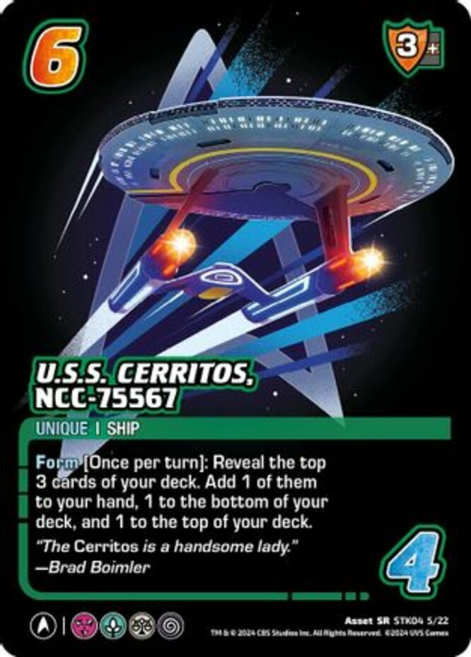 1X-U.S.S. Cerritos, NCC-75567 (STK04 5/22) - STK04 5/22 - S