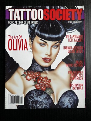 TATTOO SOCIETY Magazine #5 Brazil Philadelphia Daytona Out of Print!