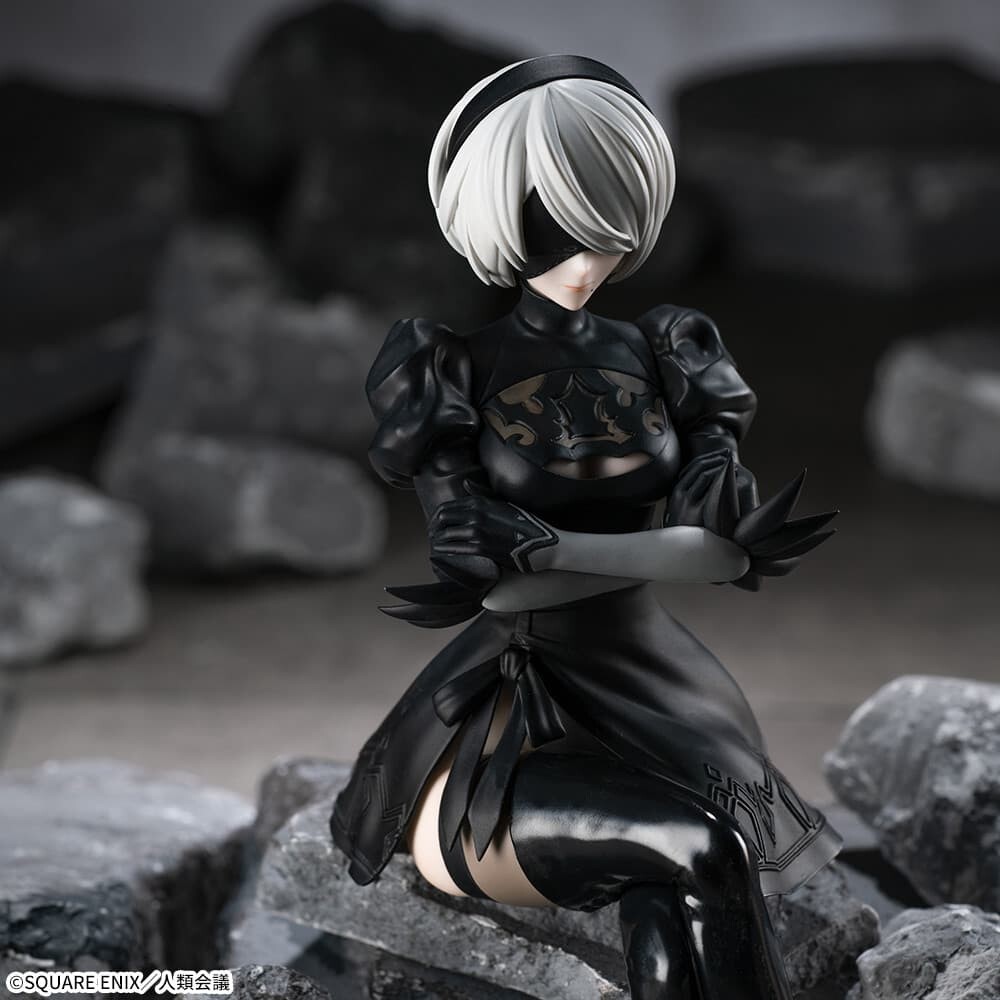 Nier Replicant,Automata Ver1.1a 2B chokonose figure SEGA NEW japan