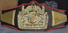 IBC International Boxing Council Wrestling Championship Replica Belt 3MM Zinc