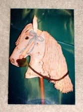 MZC Hobby Horse Head HP Hand Painted Needlepoint Canvas