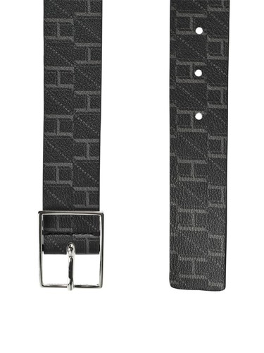 HUGO BOSS WOMEN ALLIE MONOGRAM LOGO BUCKLE LEATHER BELT 50476168962 - Picture 3 of 3