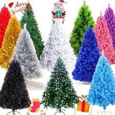 7FT/2.1M/210CM Christmas Trees Green/White/Pinecone/Pink/Black/Sky Blue/Purple
