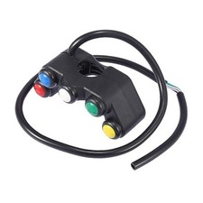 7/8" Handlebar Switches Assembly 5 Buttons for Motorcycle Race Bikes Plastic