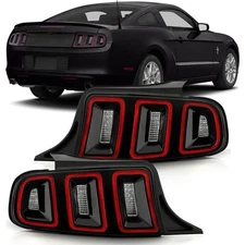 For Ford Mustang 2013 2014 LED Rear Tail Light Assembly Brake Left&Right Pair