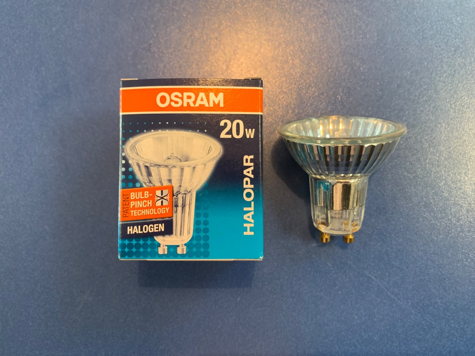 OSRAM Halopar 16 Alu GU Halogen Lamp 20W 35° 240V 64831 FL Dimmable