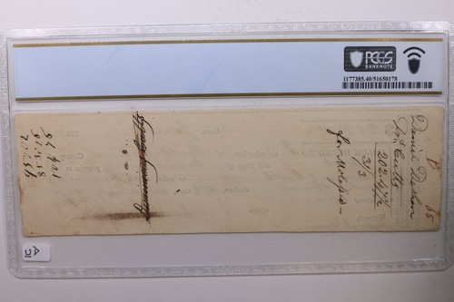 1827 $200, banconota promessa, Saco Maine, banconota obsoleta., negozio #GME004. - Foto 2 di 2