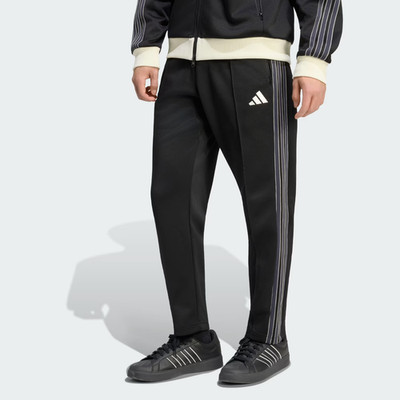 adidas Men's STADIUM REGULAR FIT PIQUE FULL LENGTH OPEN HEM Track Pants Black