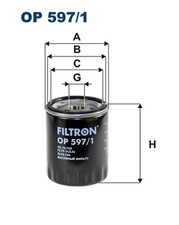 FILTRON Ölfilter OP 597/1 Anschraubfilter für MAZDA GL CX KE KF GJ BM ER DL GH