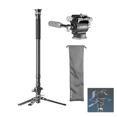 YC Onion Tako Nano Camera Monopod with 45mm Fluid Head Carbon Fiber Monopod