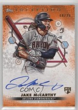 2022 Inception Base Rookie and Emerging Stars Orange 8/25 Jake McCarthy Auto ni4