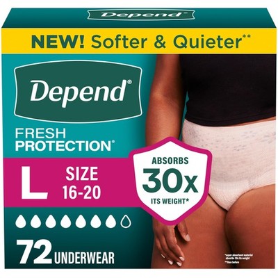 Fresh Protection Adult Diapers Incontinence Underwear Women Disposable Maximum
