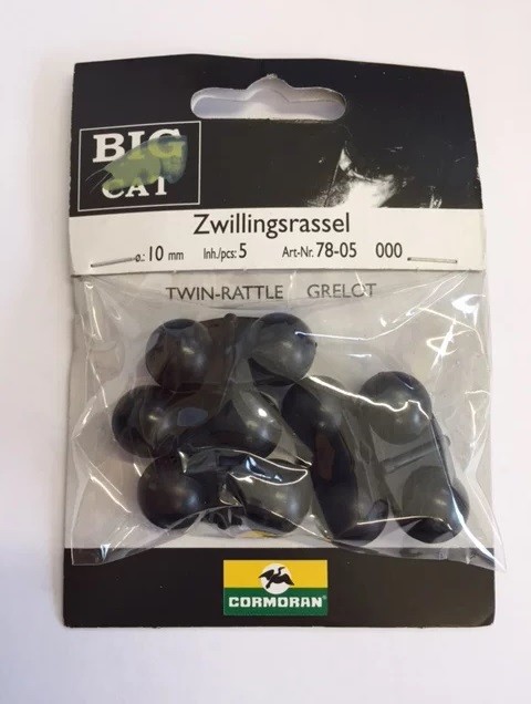 Валлер Cormoran Big Cat Rasseln Zwilling 10 мм 5 штук Валлерзубехор