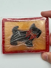 World Market Crystal Novelty Scottie Dog Shaped Transparent 3.5 Oz Soap