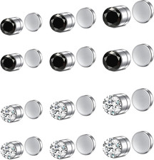 Fake Nose Ring Hoop Fake Nose Stud Magnetic Septum Nose Ring Stud Stainless Stee