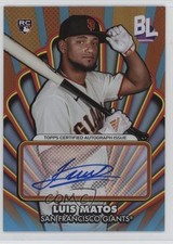 2024 Topps Big League Opening Act Luis Matos #OAA-LM Auto 1s44