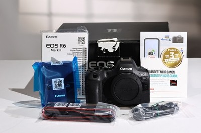 Canon EOS R6 Mark II Body schwarz OVP Weniger als 10000 Klicks Gute Zustand.