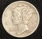 1920-P Silver Mercury Dime Very Nice Uncleaned