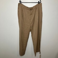 NWT REFORMATION Mason Pant Khaki 22 Trouser Dress Pants Plus Size