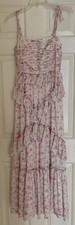 Prom Dress/Bridesmaid Dress, Cream And Pink, Size 0