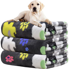 1 Pack 3 Dog Blankets for Large Dogs 41X31 Inch for Medium Soft Fluffy Washable