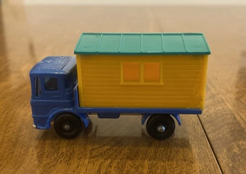 Matchbox Lesney No 60 Blue Site Hut Truck Vintage In Very Nice Condition