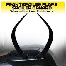 FRONTSPOILER FLAPS SPOILER CANARD für Mercedes W167 GLE AMG Line Schwarz Glanz FRONTSPOILER FLAPS SPOILER CANARD für Mercedes W167 GLE AMG Line Schwarz Glanz