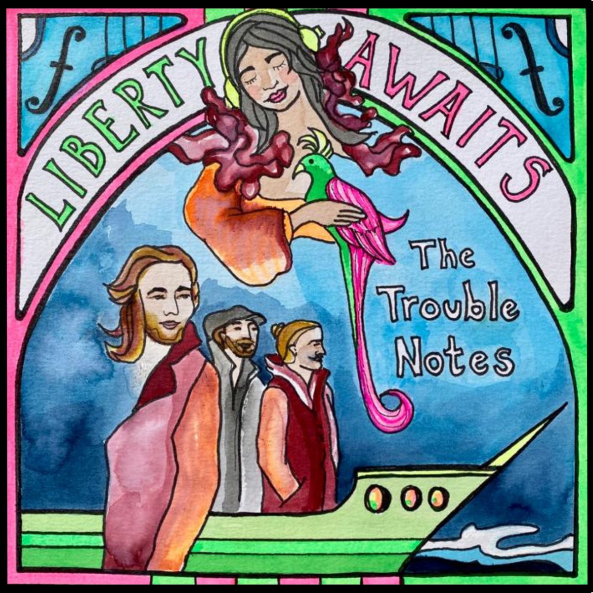 Альбом The Trouble Notes Liberty Awaits (винил), 12 (ИМПОРТИРОВАН из Великобритании)