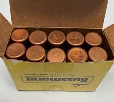 Box of 10 Cooper Bussmann Fusetron Fuses, FRN-R-5, Class RK5, 250VAC