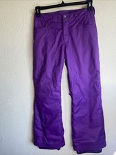 Roxy Snow board pants Diversion Pando Refitters Girls XL 16 Ski 10k purple