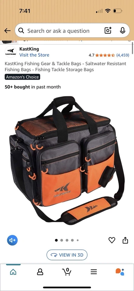 Caixa de equipamento de pesca em água salgada Kastking B1 - Imagem 2 de 4