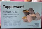 Tupperware Heritage green bowl 6 pc set 3 bowls + 3 lids food storage NEW SEALED — photo 3