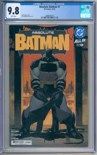 Absolute Batman 1 CGC Graded 9.8 NM/MT 1st Print DC Comics 2024