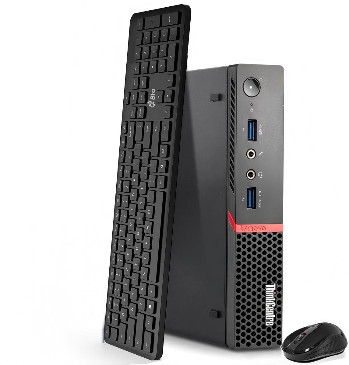 Lenovo M900 Tiny Desktop PC i5 8GB 256GB + 27