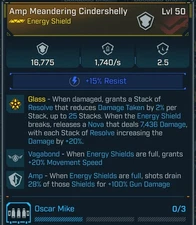 Borderlands 4 🎉 Meandering Cindershelly (Shock) ✨ [Capacity/Recharge/CD/Vagabo]