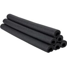 Foam Roll Bar/Cage High-Density Padding, Set of 6, Black, 36 Inches, 3 Inch OD