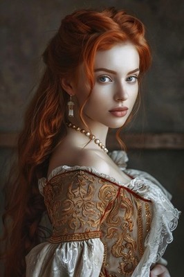 13x19 Sexy Red Head Ginger Pinup Girl Model Attractive Quality Art Print M794