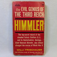 Himmler Evil Genius Third Reich Willi Frischauer 1962 Belmont Vintage Paperback
