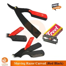 Stylist Shaving Razor Ergonomic Design Matte Black Handle Replacement Blades