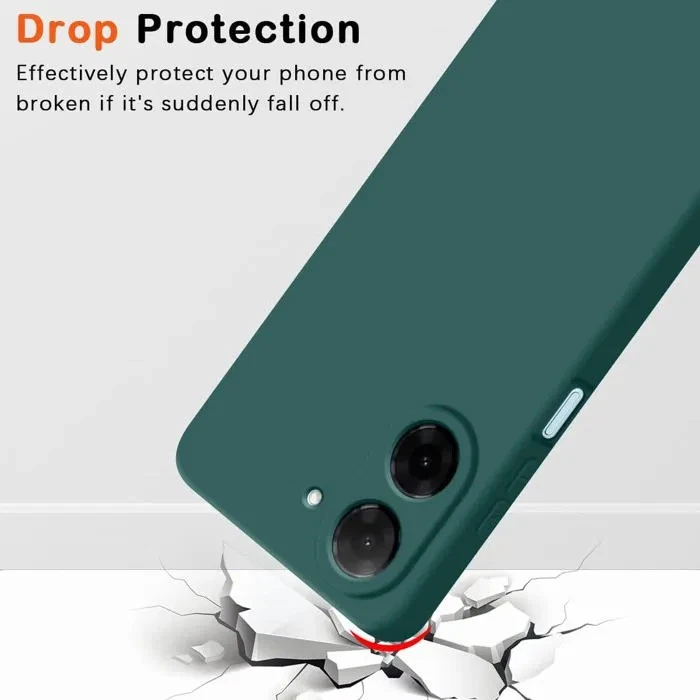 Coque pour Xiaomi Redmi A5 4G + 3 Verres trempé - Etui Housse Silicone Vert - Photo 4/4