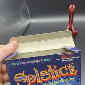 Solstice: The Quest for the Staff of Demnos (Nintendo, 1990) NES CIB Completo